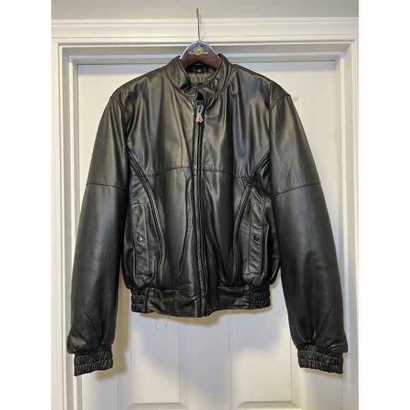 First Gear by Hein Geticke motorcycle bomber style heavy jacket‎ thermoliner M - Picture 1 of 16